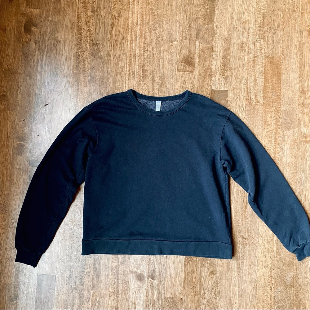 American Apparel Drop Shoulder French Terry Sweatshirt